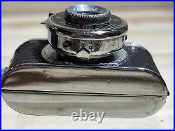 UNTESTED Vintage MYCRO SANWA Spy Camera withLeather Case Occupied Japan Rare