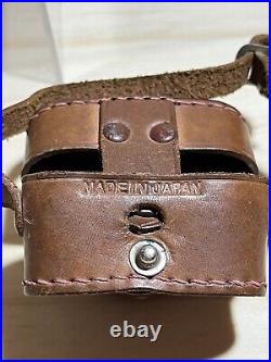 UNTESTED Vintage MYCRO SANWA Spy Camera withLeather Case Occupied Japan Rare