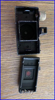 Unbranded Metal Black Vintage Subminiature Spy Film Camera Made In USA Rare