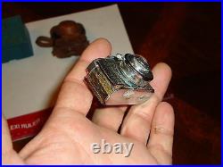 VINTAGE ANTIQUE Okako, Kolt miniature Camera with Leather Case Origional Box