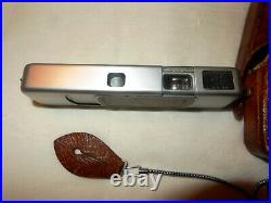 VINTAGE MINOX WETZLAR Germany SUBMINIATURE SPY CAMERA with Leather Case & Chain
