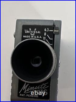 VINTAGE MINUTE 16 SUBMINIATURE UNIVERSAL CAMERA 16mm 1940s MINIATURE SUB MINI