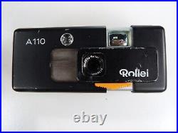 VINTAGE Rollei A110 Subminiature w 23/2.8 Lens, 110 Film Camera Germany. READ
