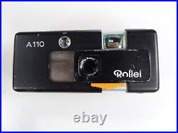 VINTAGE Rollei A110 Subminiature w 23/2.8 Lens, 110 Film Camera Germany. READ