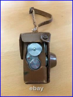 VINTAGE STEKY IIIB 16mm Sub-Miniature Camera with 2.5cm f/3.5 Lens & Case