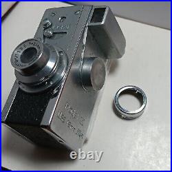 VINTAGE STEKY III 16mm Sub-Miniature Camera with 2.5cm 25mm f/3.5 Lens & Case