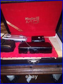 VTG 1960's MINOLTA 16 MG Sub-miniature Spy Film Camera Original Box