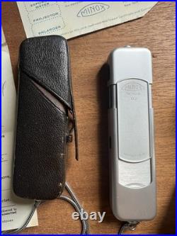 VTG 2 MINOX Subminiature Spy CAMERAS WETZLAR Germany PLUS 2 ROLLS OF FILM
