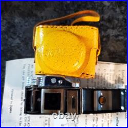 VTG Hit Mini Camera withYellow Leather Case, Box & Instructions Made in Japan