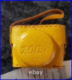 VTG Hit Mini Camera withYellow Leather Case, Box & Instructions Made in Japan
