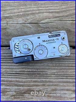 VTG Mamiya-16 Automatic Subminiature Film Camera / Original Case