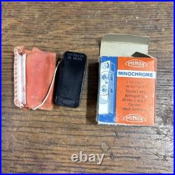 VTG Minox B Subminiature Spy Camera with Book, Booklets, Cases, Film Mailers