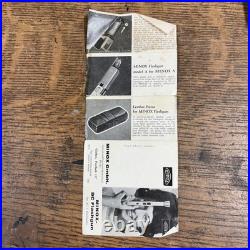 VTG Minox B Subminiature Spy Camera with Book, Booklets, Cases, Film Mailers