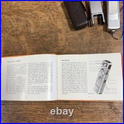 VTG Minox B Subminiature Spy Camera with Book, Booklets, Cases, Film Mailers