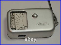VTG Minox Wetzlar Germany subminiature film camera w lightmeter w cases, chains