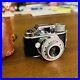 Vintage 1950 Arrow Miniature Spy Camera With Brown Leather Case Made In Japan