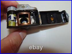 Vintage 1950's Hit Miniature Spy Camera with box and Leather Case