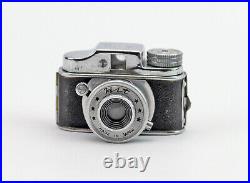 Vintage 1950's Japanese, Japan HIT Miniature Spy Camera & Leather Case Clean