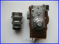 Vintage 1950's STEKY Miniature Spy Camera 25mm ANAS. Tigmat 13.5 Made in Japan