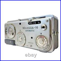 Vintage 1959 MAMIYA 16mm Automatic Subminiature Camera Incredible Little Camera