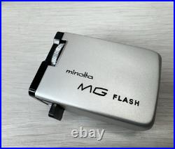 Vintage 1960's Minolta 16 MG Miniature Spy Film Camera withFlash & Case Japan