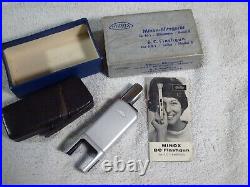 Vintage 1960's Minox B Miniature Spy Camera & Accessories Flash, Tripods