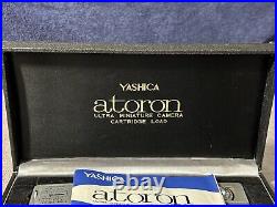 Vintage 1960's Yashica Atoron Ultra Miniature Spy Camera Cartridge Load In Case