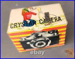 Vintage 1960s70s Crystar Miniature Mini Novelty Camera NIB NOS New Japan