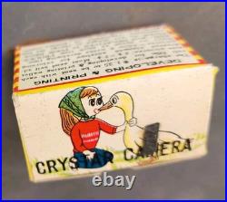 Vintage 1960s70s Crystar Miniature Mini Novelty Camera NIB NOS New Japan