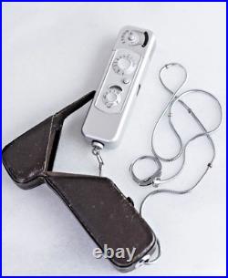 Vintage 1963 MINT MINOX B Miniature Spy Camera with Chain, Case, #801 125 Germany