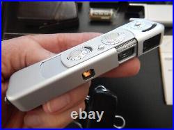Vintage 1967 Minox B Subminiature Spy Camera with model B flashgun, film, literatu