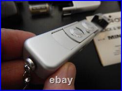 Vintage 1967 Minox B Subminiature Spy Camera with model B flashgun, film, literatu