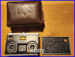Vintage 50's Mamiya Super -16 mini spy camera original box with Flash attachment