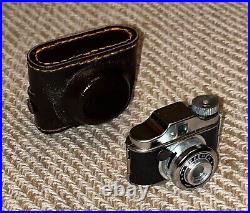 Vintage 50's Speedex Subminiature Spy Film Camera Japan Original Leather Case