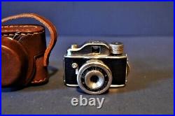 Vintage BLUE STAR Sub Miniature Camera Y. M. T. Co. Japan With Case