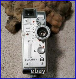 Vintage BOLSEY 8 Sub Miniature 8mm Still Motion Picture Camera