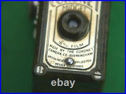Vintage CORONET Midget Miniature Spy Camera 16mm GREEN Fantastic Condition
