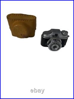 Vintage CRYSTAR CAMERA Mini Spy Camera with Original Leather Case 1960s Vintage CRYSTAR CAMERA Mini Spy Camera with Original Leather Case 1960s