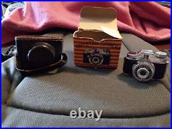 Vintage CRYSTAR Mini Spy Camera Made in Japan With Box and Case
