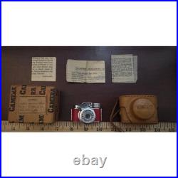 Vintage Charmy Mini Spy Hit Camera with Case, Box, & Instructions Made in Japan