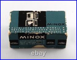 Vintage Collectible 1950s Minox Spy Camera Reflex Finder Range Finder In Box