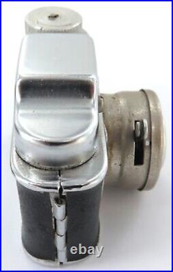 Vintage Colly Miniature / Spy Novelty Camera + Original Leather Outer Cover