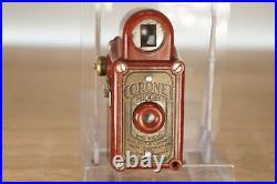 Vintage Coronet Midget Miniature 16MM Spy Camera / RED Bakelite