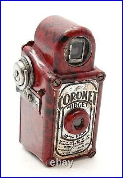 Vintage Coronet Midget Spy Camera Red Uk Dealer
