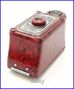 Vintage Coronet Midget Spy Camera Red Uk Dealer