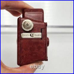 Vintage Coronet Midget Subminiature 16mm Red Bakelite Camera Birmingham Co