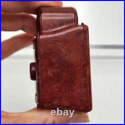 Vintage Coronet Midget Subminiature 16mm Red Bakelite Camera Birmingham Co