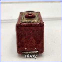 Vintage Coronet Midget Subminiature 16mm Red Bakelite Camera Birmingham Co