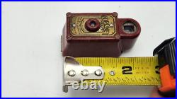 Vintage Coronet Midget Subminiature 16mm Red Bakelite Camera Birmingham Co