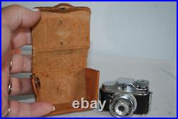 Vintage Crystar Mini Spy Camera Made in Japan with Leather Case Miniature